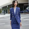 Женские штаны с двумя частями Business Bants Suits ol 2 Set for Women of Wemobder Suit Forment Slim Blazer и Pencil Office Lady