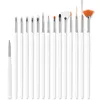 Nail Art Kits 12pcs Painting Brush Set Pen Drawing On Nails Design For Builder Gradient Gel Tools