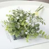 Decoratieve bloemen kransen kunstmatige eucalyptus boeketten nep planten bruiloft decoratie plastic gipspersendebloem arrangement huistuin