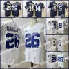 American College Football Wear Jahan Dotson NCAA Penn State Football Jersey Sean Clifford Saquon Trace McSorley College Mens Outdoors Jerseys Stitched White Navy