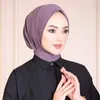 الملابس العرقية أزياء أزياء الحجاب يستقر على القطن القطن وشاح طويل المسلمين شال عادي TINDING TIP