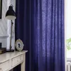 Cortina cortina de cor sólida cortinas de renda roxa cortinas de janela de algodão Cozinha estilo country decoração sala de estar