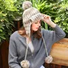 Beanies Beanie/Totenkopfkappen Herbst- und Wintermode-Mütze gestrickt, warme Persönlichkeit für Frauen