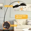 Floor Lamps Led Nordic Arc Lamp Modern Dimmable Remote Control Standing Living Room Bedroom Study Decorative