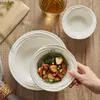 Bowls Ceramic Pasta Ramen Bowl Irregular Shape Solid Color Tableware Salad Plate Home Soup Basins Snack Dessert Plates Vegetable