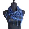 Scarves SHUJIN Unisex Lightweight Plaid Tassel Arab Desert Shemagh KeffIyeh Scarf Wrap Pashmina Fashion Winter Women Men Warm