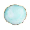 Opbergdozen Resin Agate Nail Art Palette Display Bord Ketting Ring Oorbellen PACTIONEERDE LACE SIELLATIEHOUDSHOUD DAS