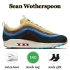 Classique Sean Wotherspoon Hommes Chaussures De Course Vapores Triple Blanc Noir Golf NRG Chanceux Et Bon MSCHF X INRI Jésus Céleste Hommes Femmes Entraîneur Baskets