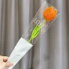 Malha de tricô manual tulip tulip artificial flor buquê decoração de casamento de casamento falso