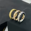 Hoge Gepolijst Klassieke Lover designer ring 18 Kleuren Rvs Paar Ringen voor vrouw Mode Vrouwen Sieraden Groothandel Maat 5-11