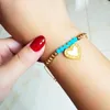 Link Bracelets SINLEERY 316L Stainless Steel Shell Heart Drop For Women Gold Color On Hand Fashion Jewelry Gifts SL535 SSB