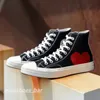 Todos los lienzos de CDG de zapatos juegan Love With Eyes Hearts 1970 1970 Big Eyes Beige Black Classic informal Skateboard Skater 35-44 M8