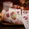 Gift Wrap Rose Poetry Series Tape Sticker School Supplies Masking Adhesive DIY Scrapbooking Decor Washi