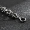 Link Bracelets Chain HAOLYNJOY Gothic Skull Soldier Combination Strange Men's Stainless Steel Bracelet Beautiful Jewelry