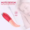 Vibratore giocattolo del sesso Leccalingua rosa miele generazione 1 adulto sesso uovo che salta masturbatore elettrico