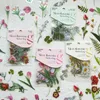 Gift Wrap 40 Pcs Aesthetic Sticker Plants Flowers Tulips Label Stickers Scrapbook Junk Journal Diary Decorative Mobile DIY