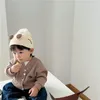 Jacken Kleinkind Jungen Mantel Baby Mädchen Baumwolle Jacke 2023 Kinder Button Up Strickjacke Kinder Kleidung Korea Herbst Geboren Säuglings Oberbekleidung