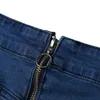 Dames jeans vrouw 2023 sexy rug zipper potlood stretch denim magere broek hoge taille broek slank rekbaar