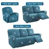 Stuhlhussen aus Stretch-Samt, 1-2-3-Sitzer, All-Inclusive, elastische Liegesofas, Bezug, rutschfest, umwandelbar, Relax-Sessel-Sofa