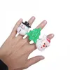 LED oświetlona zabawka migająca pierścień palca dekoracyjne rekwizyty świąteczne zabawki impreza
