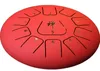 12 Inch 11 Notes Percussion Drums Steel Tongue Drum Hand Pan Drum with Drum Mallets Carry BagsNote Sticks for Children Instrument6745645