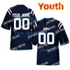 American College Football Wear Custom NCAA College Ole Miss Rebels Camisetas de fútbol Henry Parrish Jr. John Rhys Plumlee Scottie Phillips Elijah Moore Robert Nkemdi