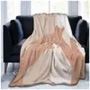 Одеяла ручная тень премиум бросок одеяло 3D -принт на запрос Sherpa Super Comelease для дивана с тонким стеганым кондиционером