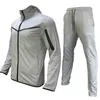 Wholesale-Mens Tracksuits sportswear Suits Spring-autumn Hoodie tracksuit Casual Jogger Suit 2 piece set training hodie Trousers Tracksuits Man Joggers