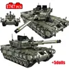 1747 PCS Leopard 2 Main Battle Tank Model Building Kits blokkeert militaire WW2 Army Soldier Bicks Toys For Kid Boys