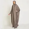 민족 의류 jilbab abaya 여자 무슬림 원피스기도 드레스 풀 커버 아바이어 두바이 터키 이슬람 옷 히잡 로브 겸손 라마단