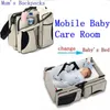 Duffel Bags Baby Kingdom.Mum's Travel Handbag Baby's Bed. Crib Pad Protection Cot Bumper Shoulders Bag-3