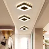 Plafoniere Modern LED Corridoio Apparecchio di illuminazione per la casa a montaggio superficiale per camera da letto Soggiorno Corridoio Lampade da balcone