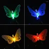 Garden Decorations 12 LED Solar Power Lamp Farterfly String Lights Multi Colors Outdoor Wedding Decor Lighting For Party