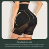 Kvinnors shapers s-6xl kvinnor formade bulfer kropp shaper trosor hög midja höft vadderad förstärkare booty lyftare mage kontroll trosor med