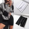 Women's Shorts 2023 Fashion Sexy Women Biker High Waist Fitness Casual Short White Black Athleisure Cycling Bodycon