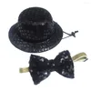 Abbigliamento per cani Cappello per cani Elegante gattino Cucciolo Papillon Set Pet Gattino casual