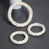 Decorative Flowers & Wreaths Christmas Vine Wreath White Ring Wicker Frame Branch DIY Craft For Holiday Decoration