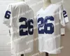 American College Football Wear Jahan Dotson NCAA Penn State Football-Trikot Sean Clifford Saquon Trace McSorley College-Herren-Outdoor-Trikots genäht Weiß Marineblau