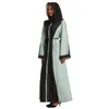 Ethnische Kleidung Ramadan Mode Muslimische Kleider Für Frauen Dubai Abaya Weibliche Vintage Islam Lose Elegante Türkische Langarm Party Kleid