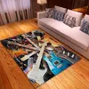 카펫 대리석 패턴 바닥 매트를 매핑 할 수있는 맞춤형 가정 장식 매트 간단