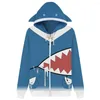 Мужские толстовка HoloLive English Vtuber Gawr Gura Cosplay Hoodie 3D Print Whothirt Мужские женщины повседневная уличная одея