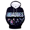 Bluzy męskie kDa najgorsza bluza z kapturem est anime Cool Fashion Streetwear Creative Print Men / Women 3D Casual Hooded Full