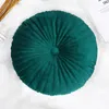 Travesseiro redondo pouf tatami piso s veludo lave lanchone side decorativo home