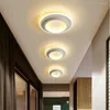 Ceiling Lights Modern LED Lamp Luster Black White Aisle Lamps For Living Room Hallway Balcony Lighting Fixture Decor