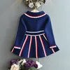 Meisjes trui jurk babykleding college windschool steden uniformen pleit kerst herfst winter kinderprinses jurk voor kinderen