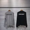 Men s T Shirts HUMAN MADE Love Embroidered Waffle Solid Color Long Sleeve 230107