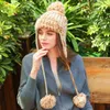 Bonnets Bonnet/Casquettes De Crâne Automne Et Hiver Chapeau De Mode Tricoté Personnalité Chaude Pour Les Femmes