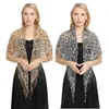 Women's Jackets 20 Elegant Women Hollow Out Shawl Capes Europe And America Lady Sequins Wrap Bolero Accessories Coat Wedding Tops Outwear WZ