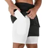 Kör shorts fashionabla mäns snabbtorkande nät raka grödor fitness sportstrumpbyxor