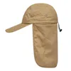 Outdoor Hats Unisex Hiking Caps Quick Dry Sun Visor Cap Hat Protection With Ear Neck Flap Cover For Riding